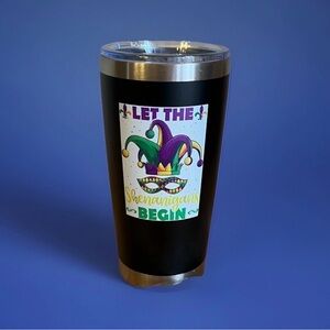 NIB Athand “Let the Shenanigans Begin” 20oz Tumbler with metal straw
